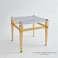 Roman End Table - Gold