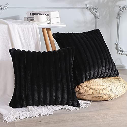 Black Throw Pillow