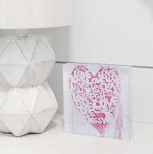 Pieces of Me Lucite Block - Love Messy