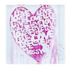 Pieces of Me Lucite Block - Love Messy