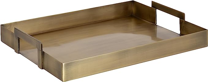 Modern Gold Rectangle Serving Tray