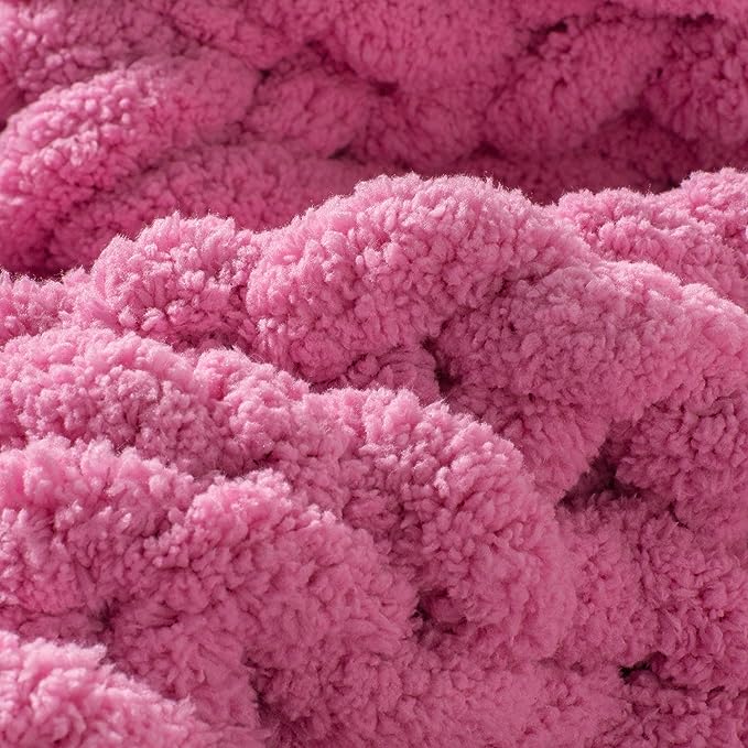 Pink Chunky Blanket