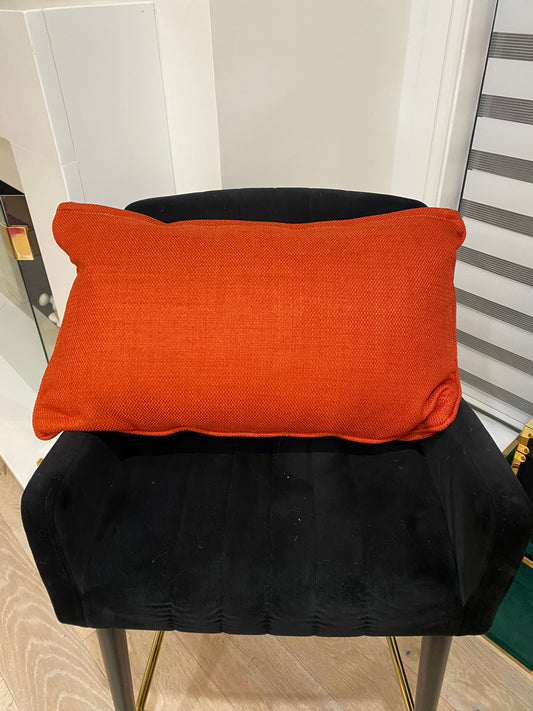 Orange Lumbar Pillow